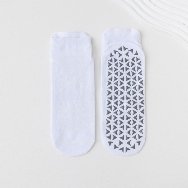 Olivenorma Solid Color Ankle Five-Toe Sport Women's Yoga Socks - White - 10 Pairs - image 7