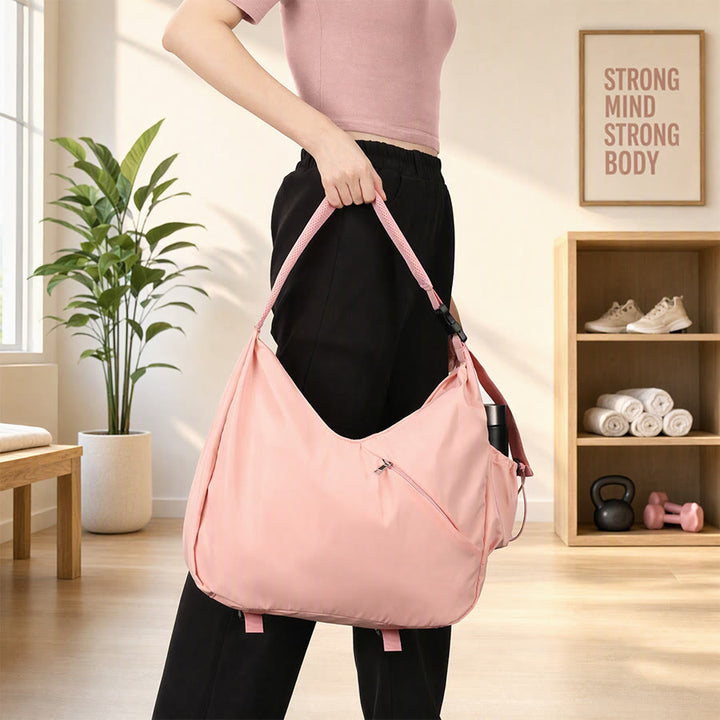 Olivenorma Solid Color Polyester Fabric Yoga Handbag - image 1