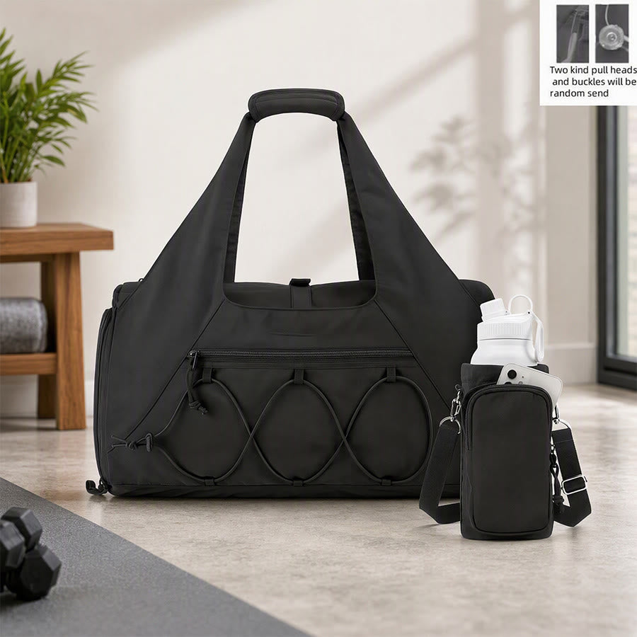 Olivenorm Oxford Fabric Yoga Handbag - Black - image 4