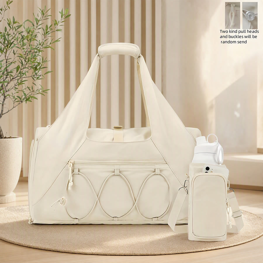 Olivenorm Oxford Fabric Yoga Handbag - Beige - image 6