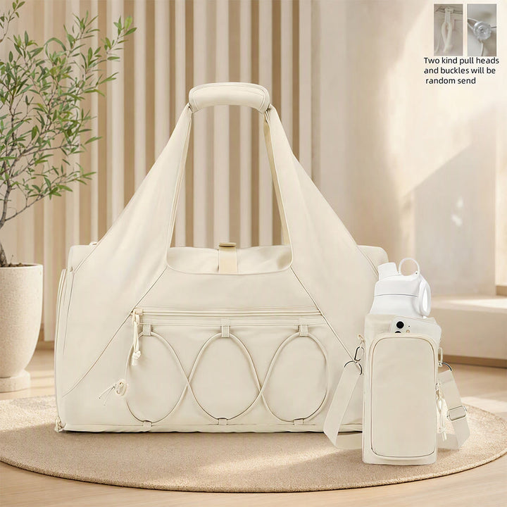 Olivenorm Oxford Fabric Yoga Handbag - Beige - image 6