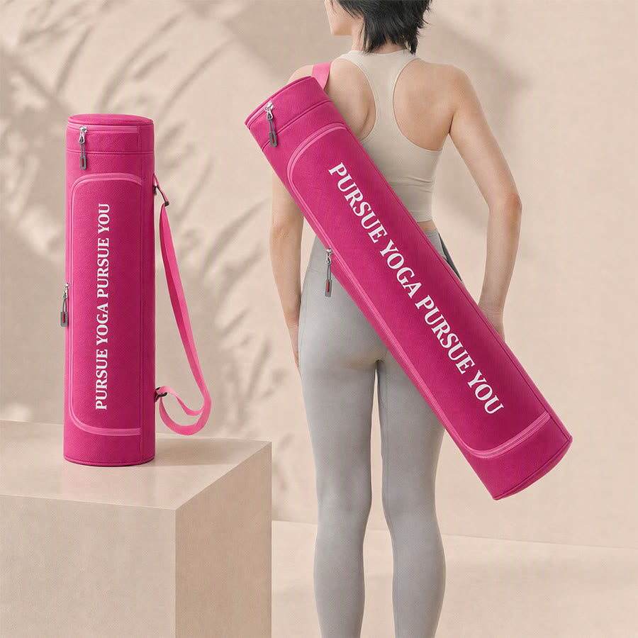 Olivenorma Shoulder Polyester Fabric Yoga Bag - Rose - image 30