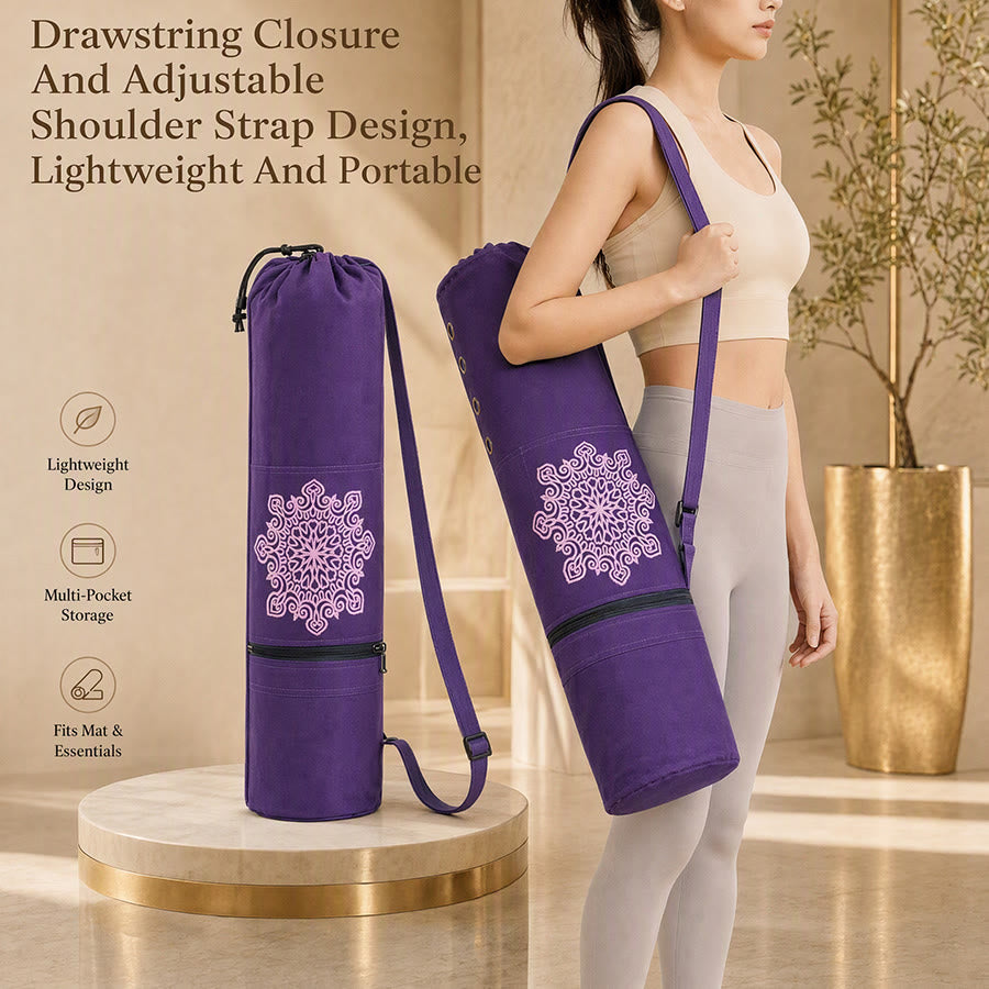 Olivenorma Long Full Cotton Canvas Yoga Bag - image 1