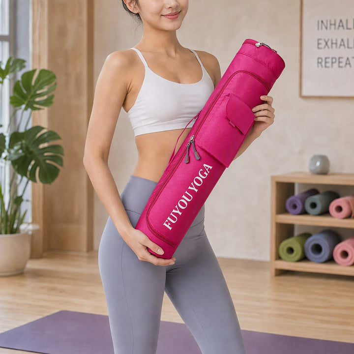 Olivenorma Shoulder With An External Flap Pocket Polyester Fabric Yoga Bag - image 2