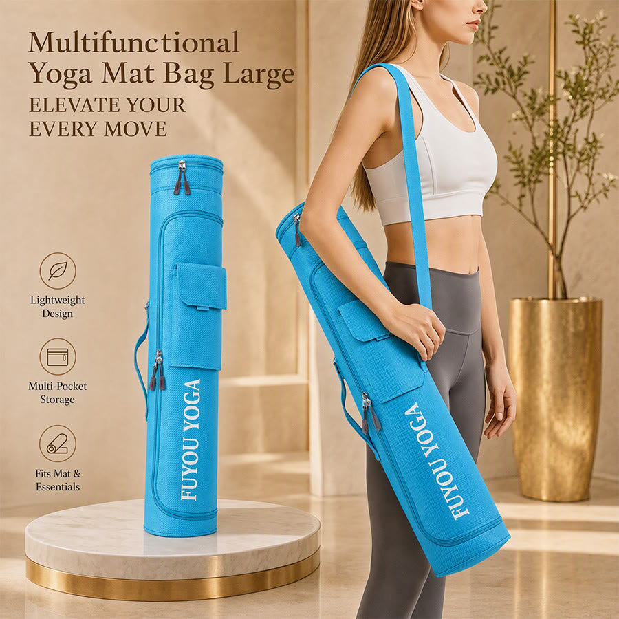 Olivenorma Shoulder With An External Flap Pocket Polyester Fabric Yoga Bag - image 11