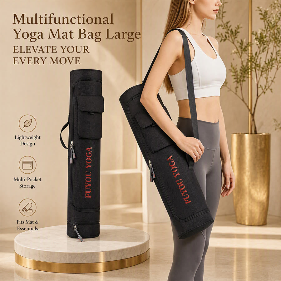 Olivenorma Shoulder With An External Flap Pocket Polyester Fabric Yoga Bag - image 6