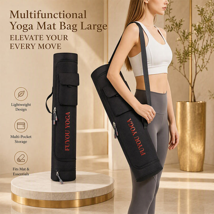 Olivenorma Shoulder With An External Flap Pocket Polyester Fabric Yoga Bag - image 6