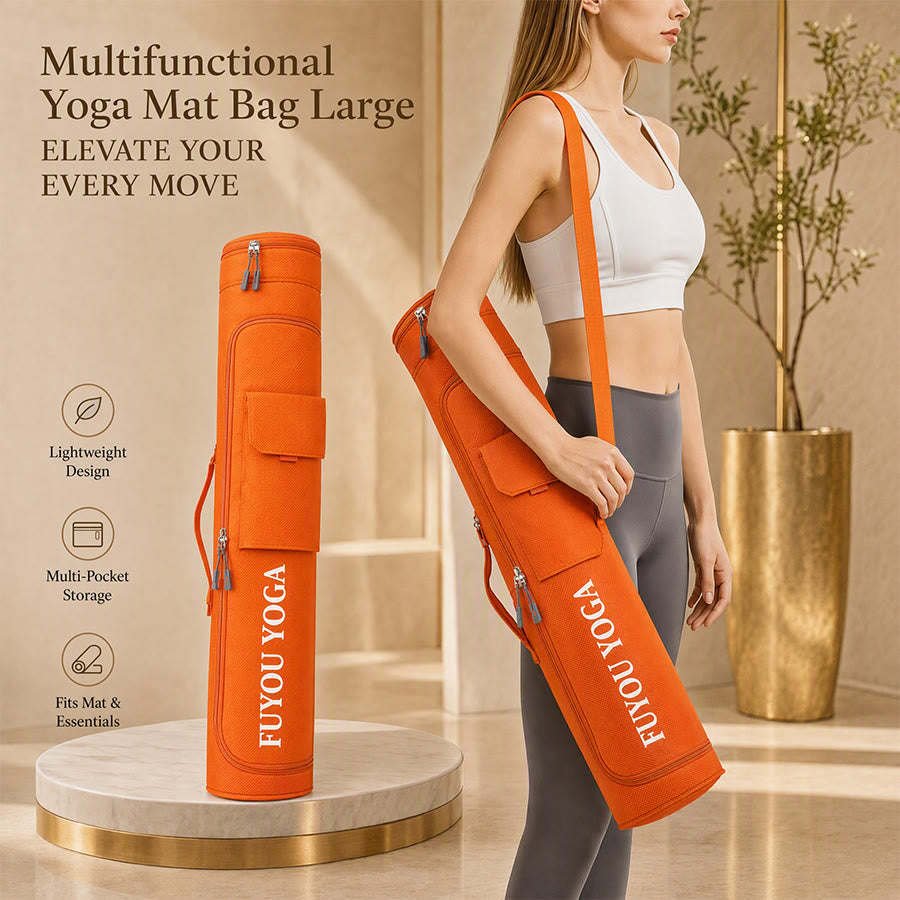 Olivenorma Shoulder With An External Flap Pocket Polyester Fabric Yoga Bag - image 21