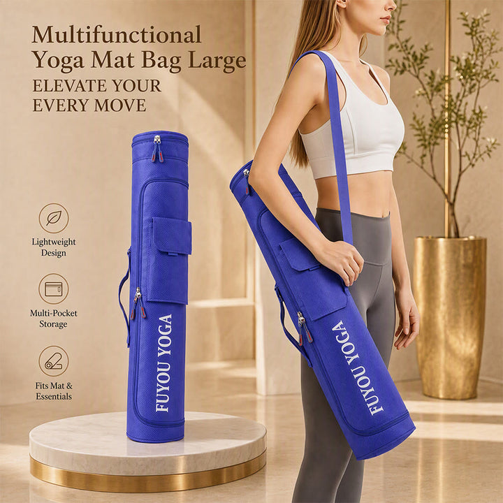 Olivenorma Shoulder With An External Flap Pocket Polyester Fabric Yoga Bag - image 26