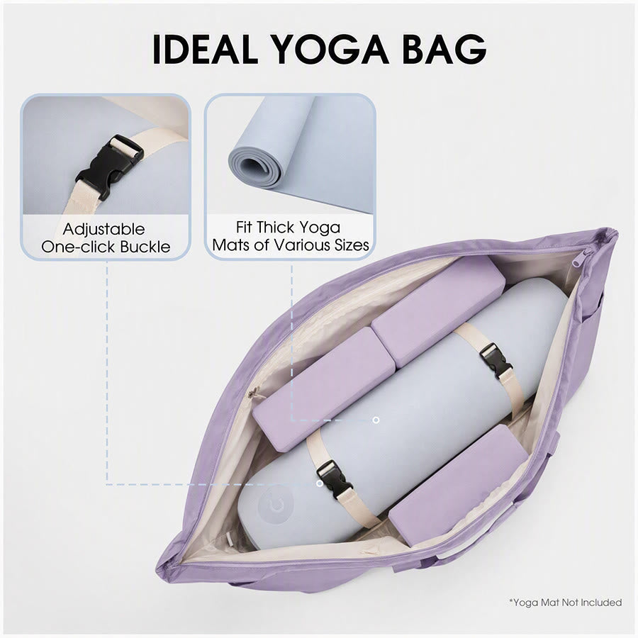 Olivenorma Polyester Fabric Yoga Handbag - image 4