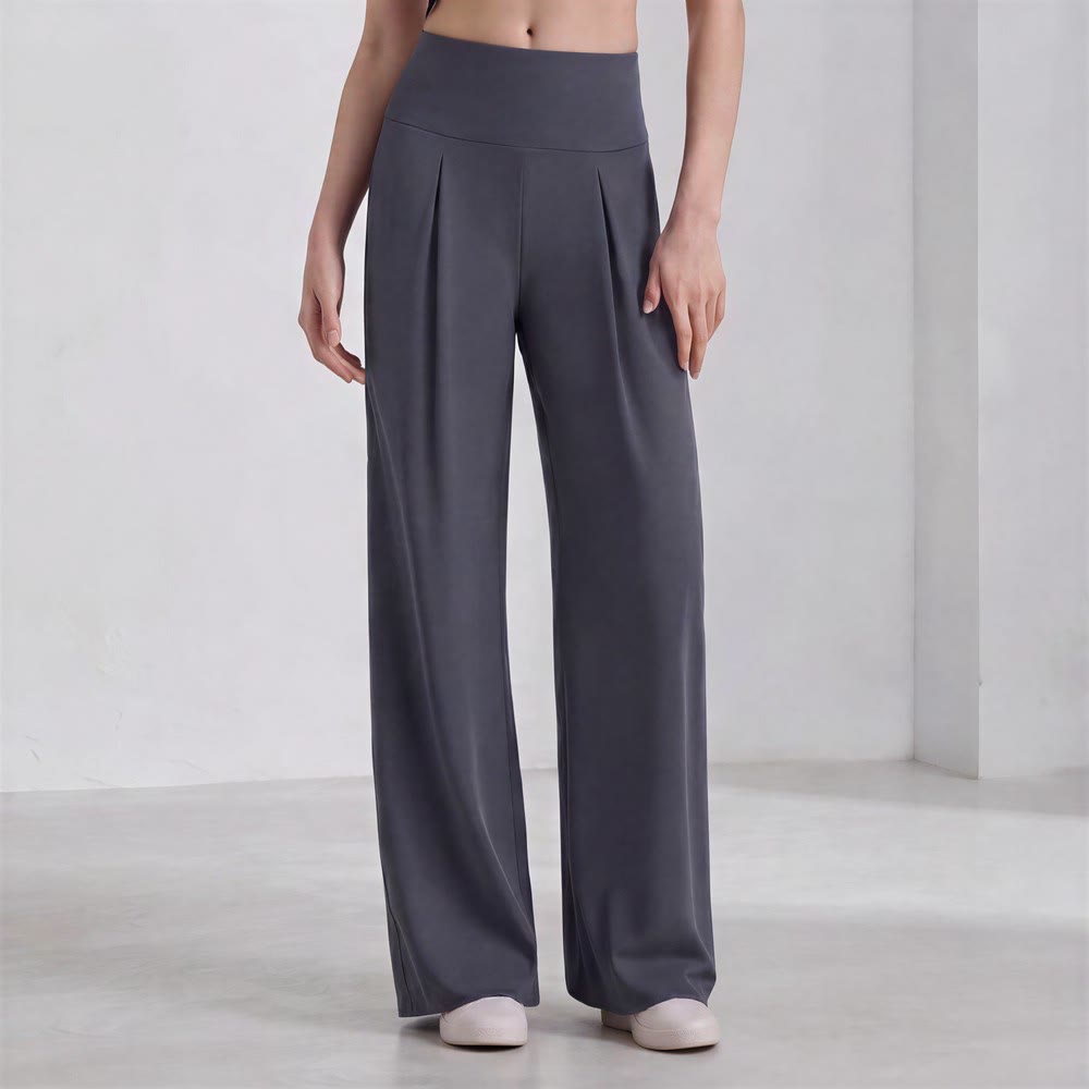 Olivenorma Wide Leg Polyester Spandex Women's Pants - image 1
