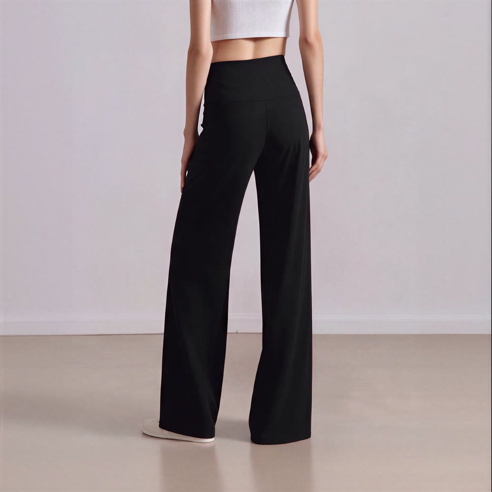 Olivenorma Wide Leg Polyester Spandex Women's Pants - image 8