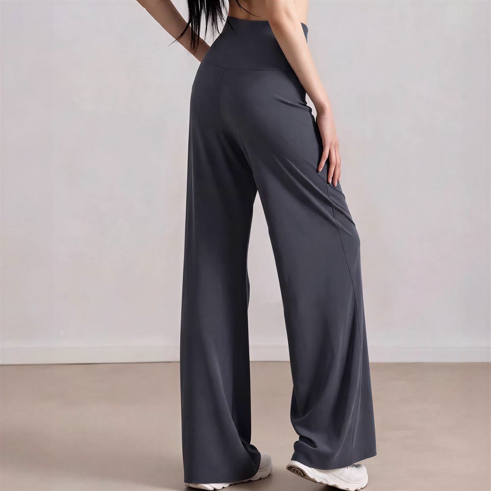 Olivenorma Wide Leg Polyester Spandex Women's Pants - image 3