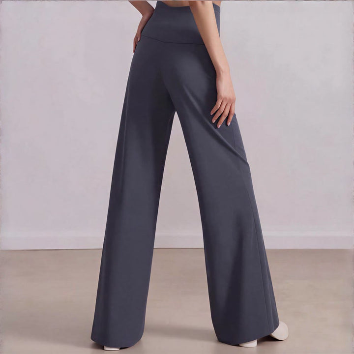 Olivenorma Wide Leg Polyester Spandex Women's Pants - image 2