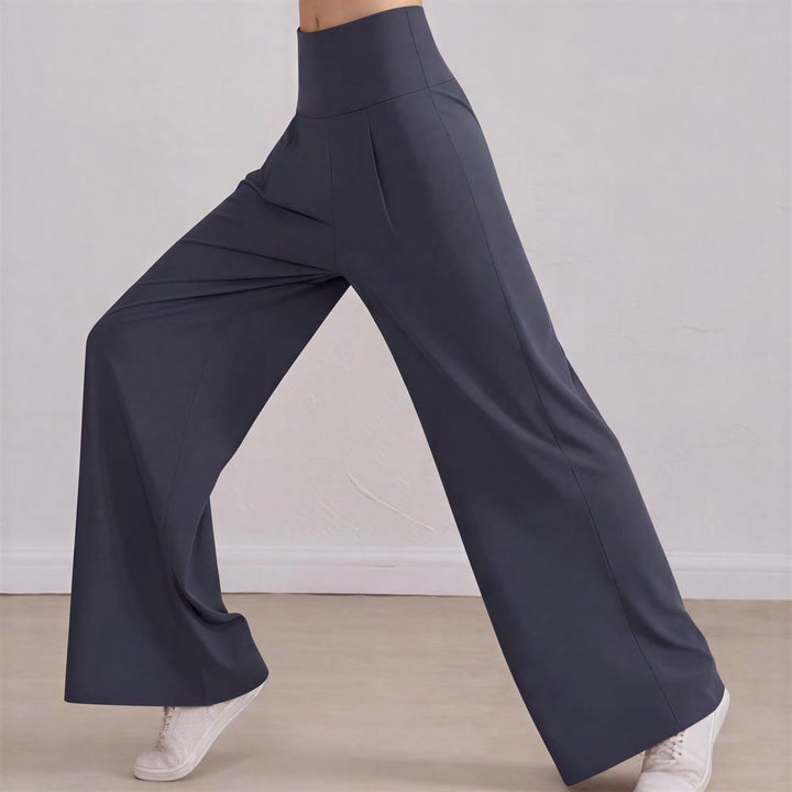 Olivenorma Wide Leg Polyester Spandex Women's Pants - image 4