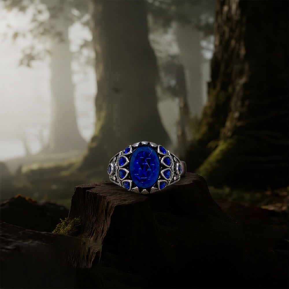 FREE Today: Handmade Blue Sapphire Zircon Men Ring - image 8