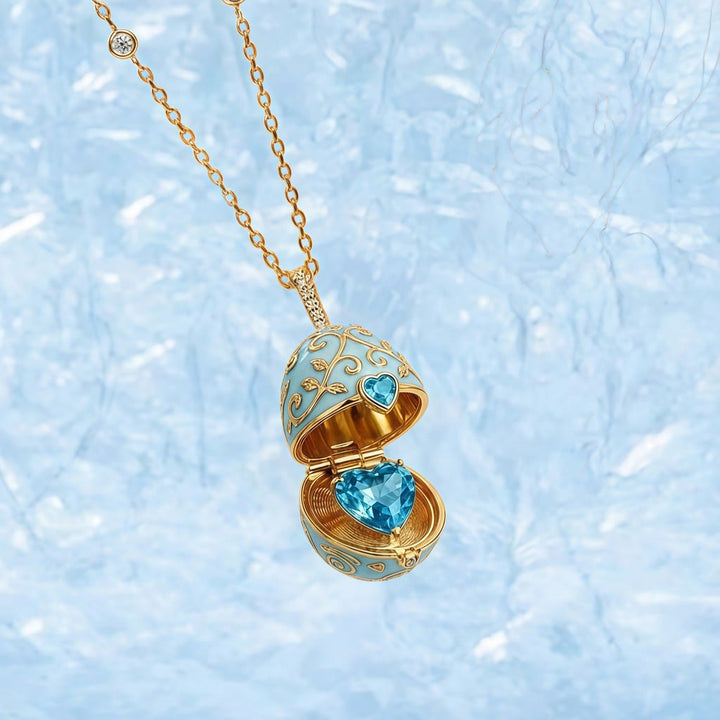 FREE Today: Enameled Easter Egg Pendant Locket Necklace - image 9