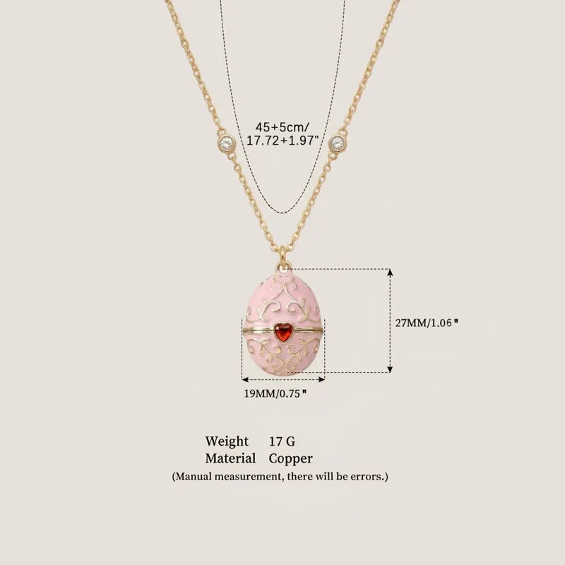 FREE Today: Enameled Easter Egg Pendant Locket Necklace - image 5