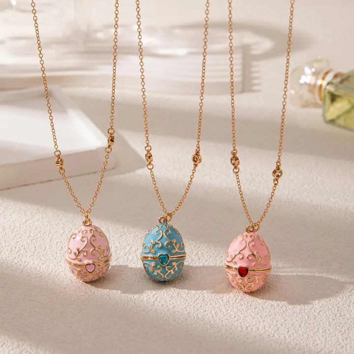 FREE Today: Enameled Easter Egg Pendant Locket Necklace - image 18