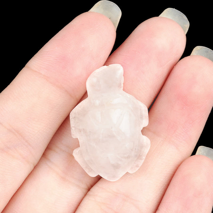 FREE Today: Natural Crystal Turtle Sculpture Gemstone Decoration With Card - Clear Crystal - image 7