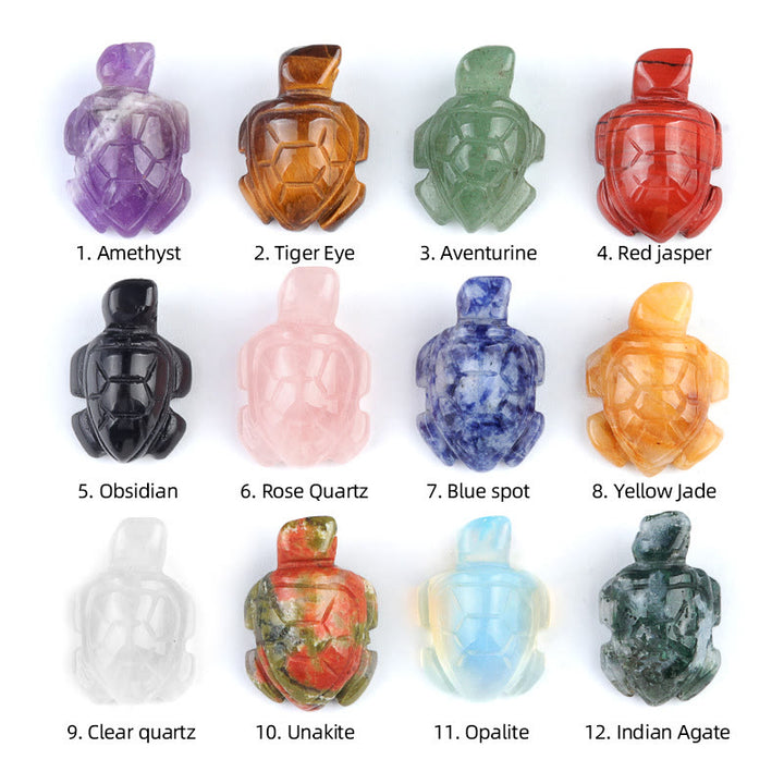 FREE Today: Natural Crystal Turtle Sculpture Gemstone Decoration With Card - image 28