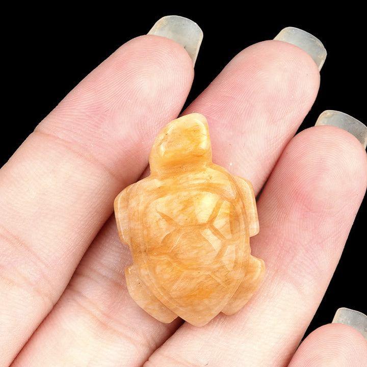 FREE Today: Natural Crystal Turtle Sculpture Gemstone Decoration With Card - Yellow Jade - image 17