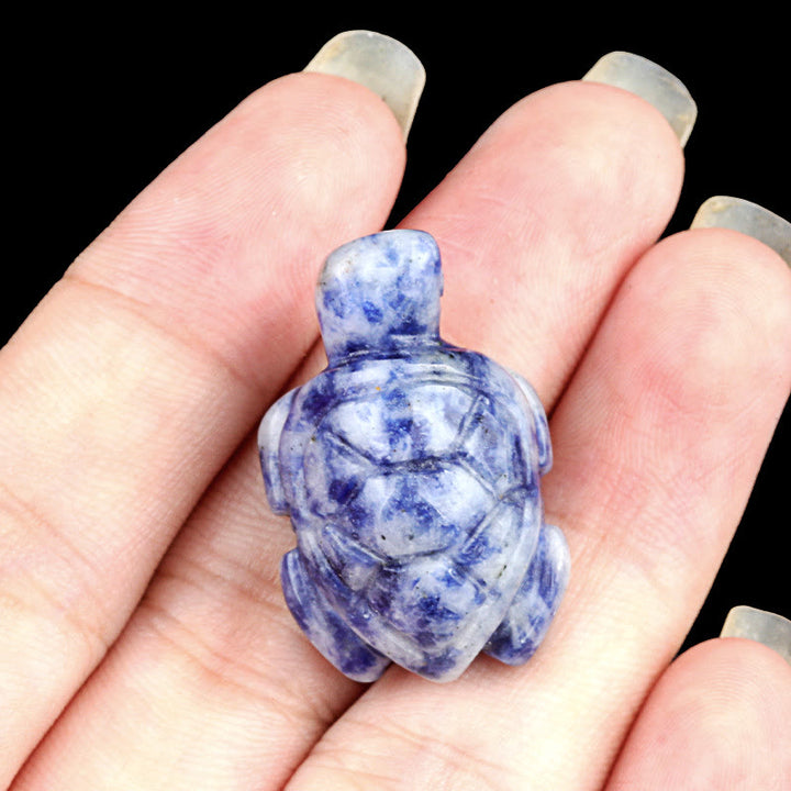 FREE Today: Natural Crystal Turtle Sculpture Gemstone Decoration With Card - Sodalite - image 15