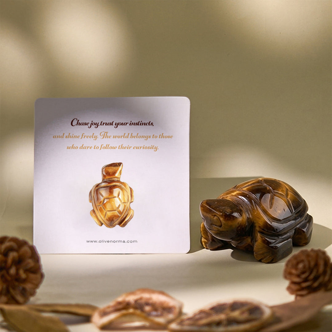 FREE Today: Natural Crystal Turtle Sculpture Gemstone Decoration With Card - image 0