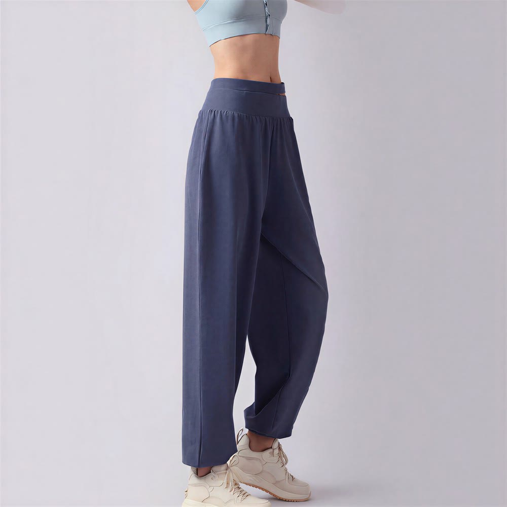Olivenorma Harem Jogger Long Pants Polyester Spandex Women's Pants - image 2