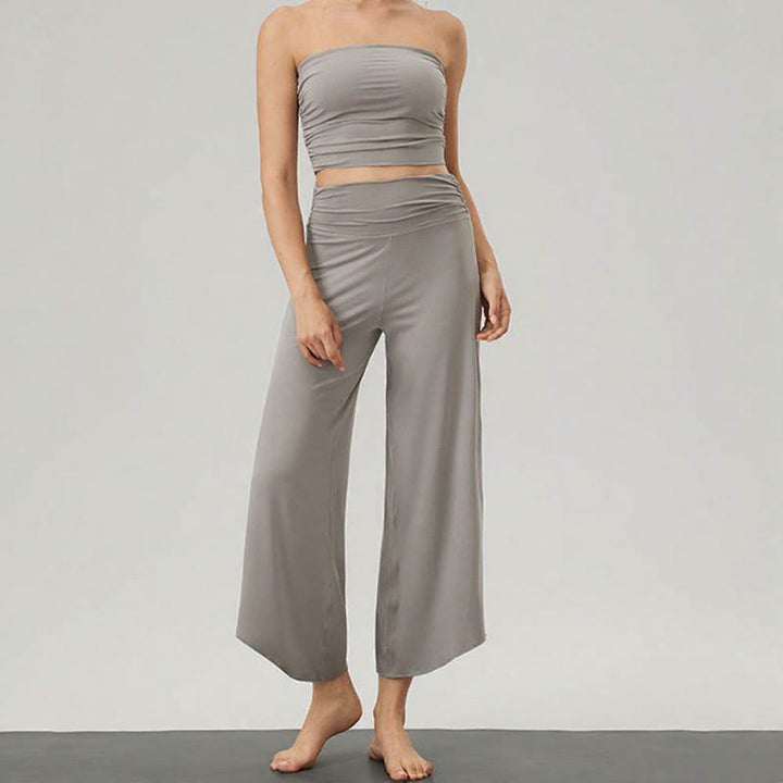 Olivenorma Wide Leg Pants 71% Modal,25% Polyester,4% Spandex Women's Pants - image 12
