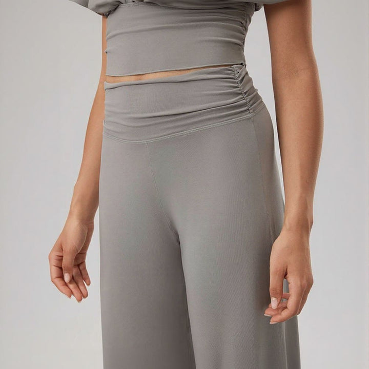 Olivenorma Wide Leg Pants 71% Modal,25% Polyester,4% Spandex Women's Pants - image 16