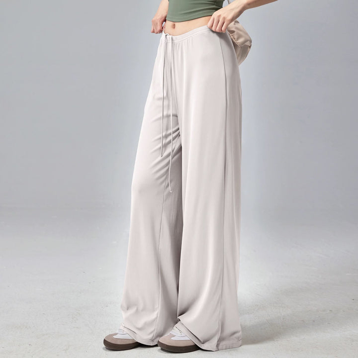 Olivenorma Wide Leg Pants 90% Nylon and 10% Spandex Women's Pants - White - XL - image 12