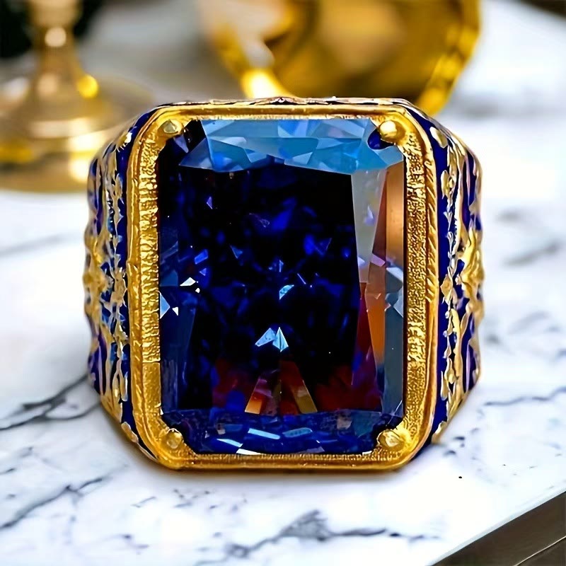 FREE Today: Blue Zircon Turkish Ottoman Jewelry Ring - image 2