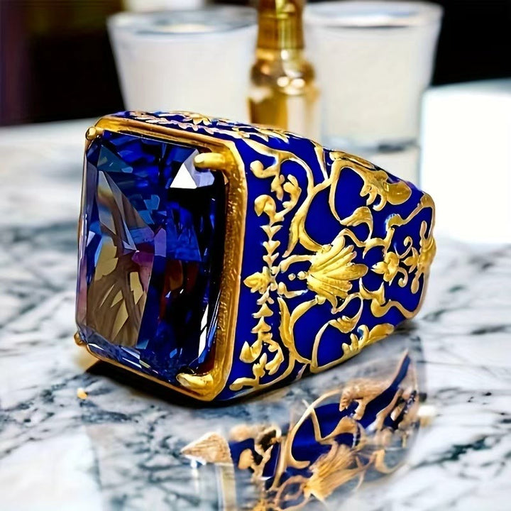 FREE Today: Blue Zircon Turkish Ottoman Jewelry Ring - image 4