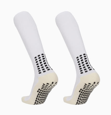 Olivenorma Crew & Knee-High Non-Slip Socks Polyester Men's Sports Socks - White - Knee-High - 10 Pairs - image 3