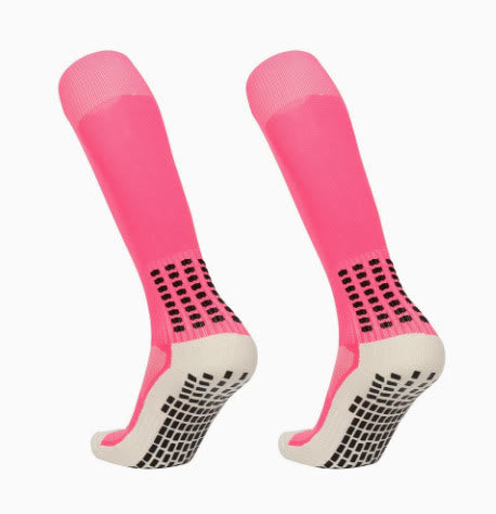 Olivenorma Crew & Knee-High Non-Slip Socks Polyester Men's Sports Socks - Rose - Knee-High - 10 Pairs - image 19