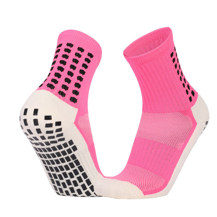 Olivenorma Crew & Knee-High Non-Slip Socks Polyester Men's Sports Socks - Rose - Crew - 10 Pairs - image 18