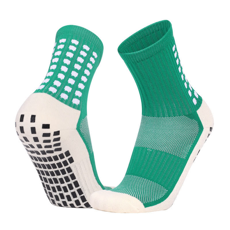 Olivenorma Crew & Knee-High Non-Slip Socks Polyester Men's Sports Socks - Green - Crew - 10 Pairs - image 22