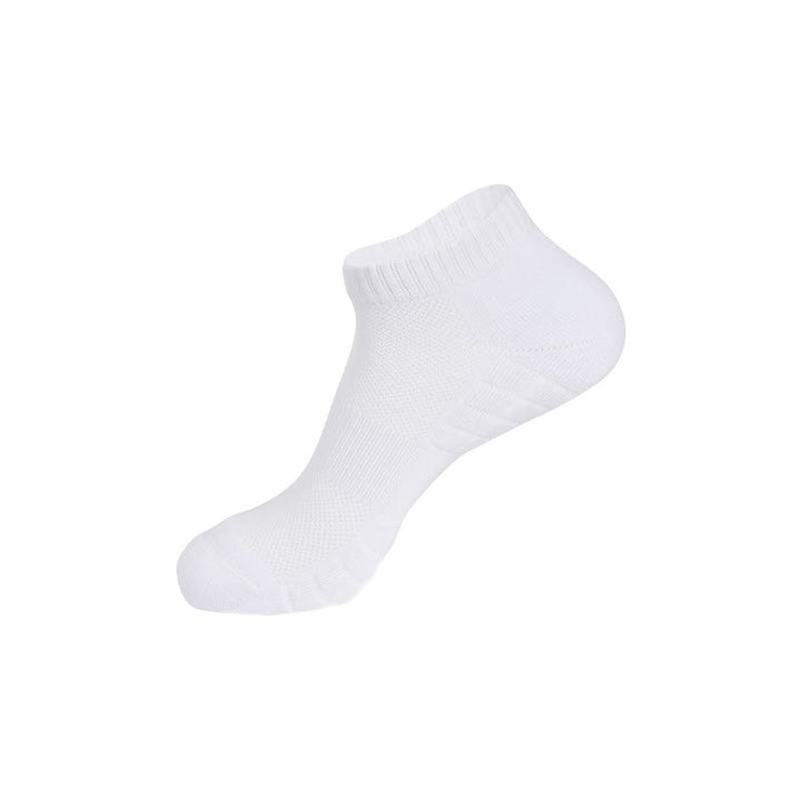 Olivenorma Ankle & Crew & Knee-High Cotton Men's Yoga Socks - White - Ankle - 10 Pairs - image 2
