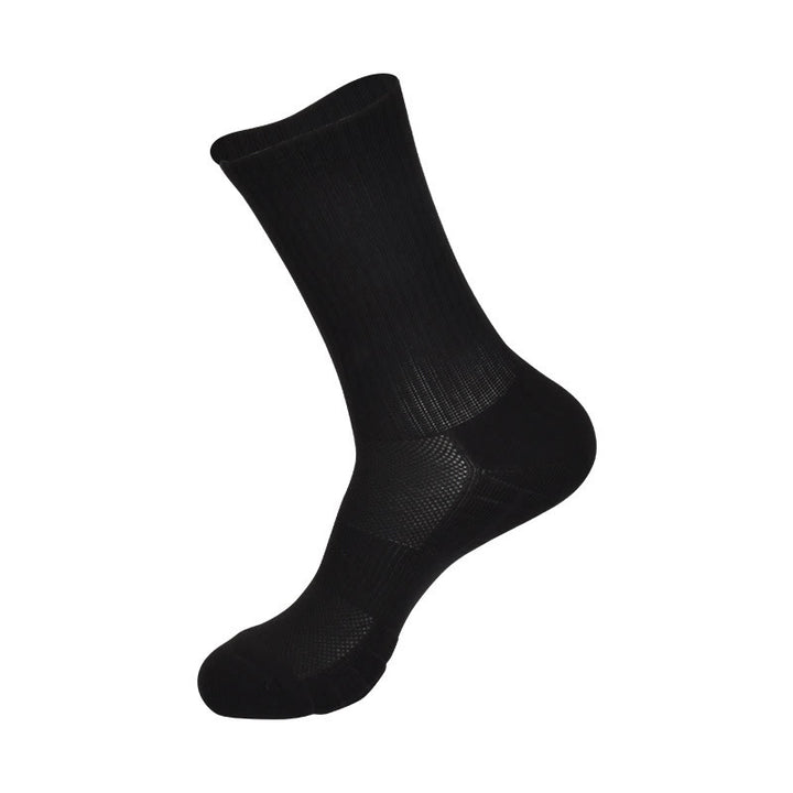 Olivenorma Ankle & Crew & Knee-High Cotton Men's Yoga Socks - Black - Knee-High - 10 Pairs - image 10