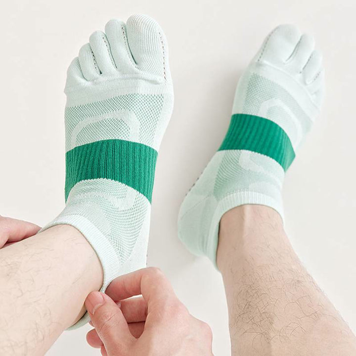 Olivenorma Five Toe Yoga Socks Polyester Men's Yoga Socks - image 12