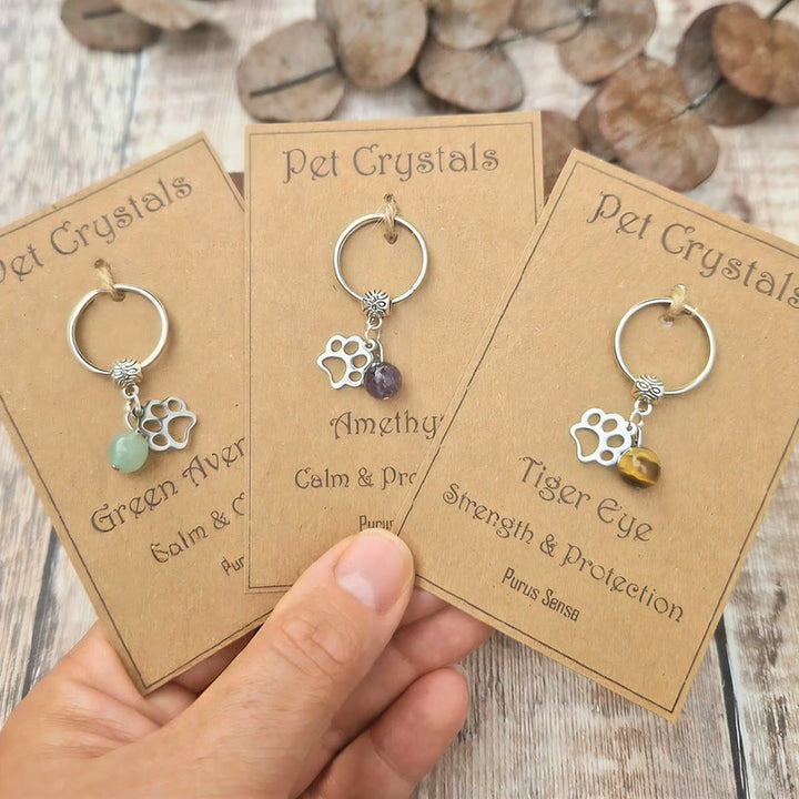 FREE Today: Handmade Pet Collar Crystals for Calm Protection Keychain - image 0