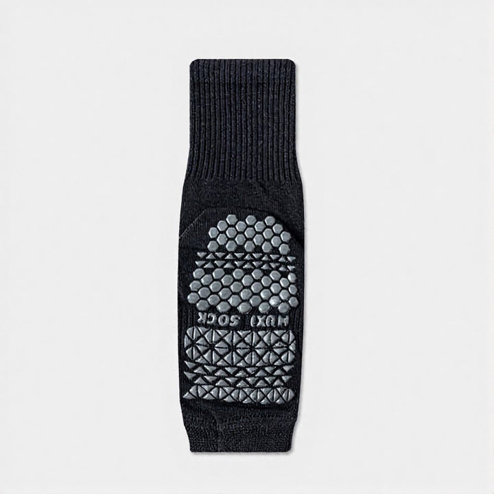 Olivenorma Crew Open Toe Nylon Men's Yoga Socks - Navy Blue - 10 Pairs - image 12