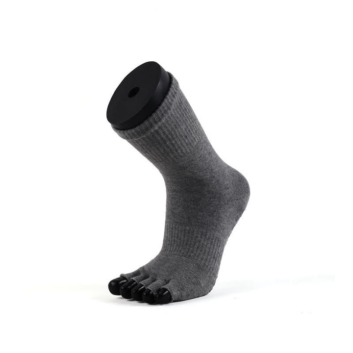 Olivenorma Crew Five Toe Cotton Blend Men's Yoga Socks - image 6