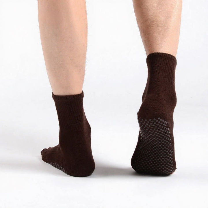 Olivenorma Crew Five Toe Cotton Blend Men's Yoga Socks - image 10