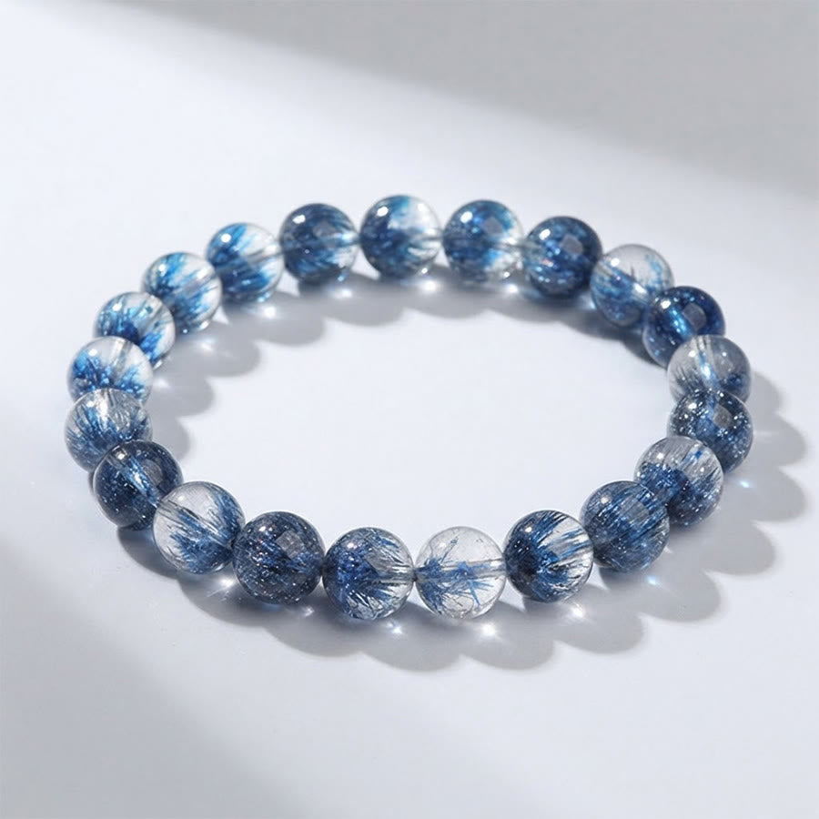 Olivenorma Synthetic Blue Super Seven Crystal Bracelet Stone of Spiritual Awakening Bracelet - 8mm - image 0