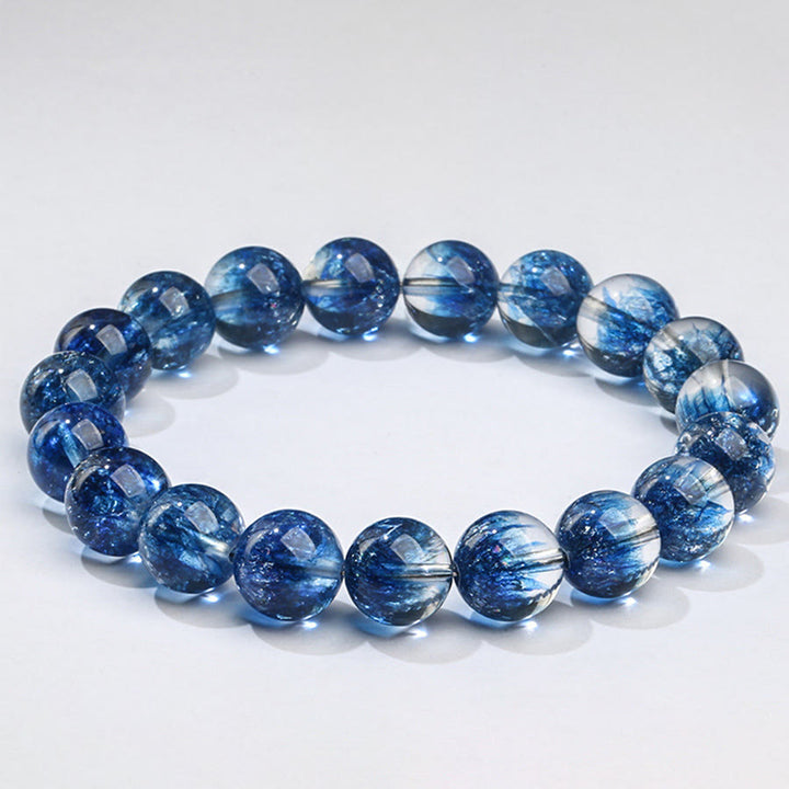 Olivenorma Synthetic Blue Super Seven Crystal Bracelet Stone of Spiritual Awakening Bracelet - 12mm - image 2