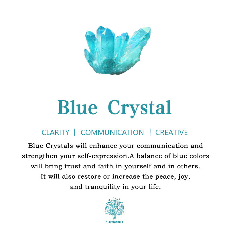 Olivenorma Synthetic Blue Super Seven Crystal Bracelet Stone of Spiritual Awakening Bracelet - image 6