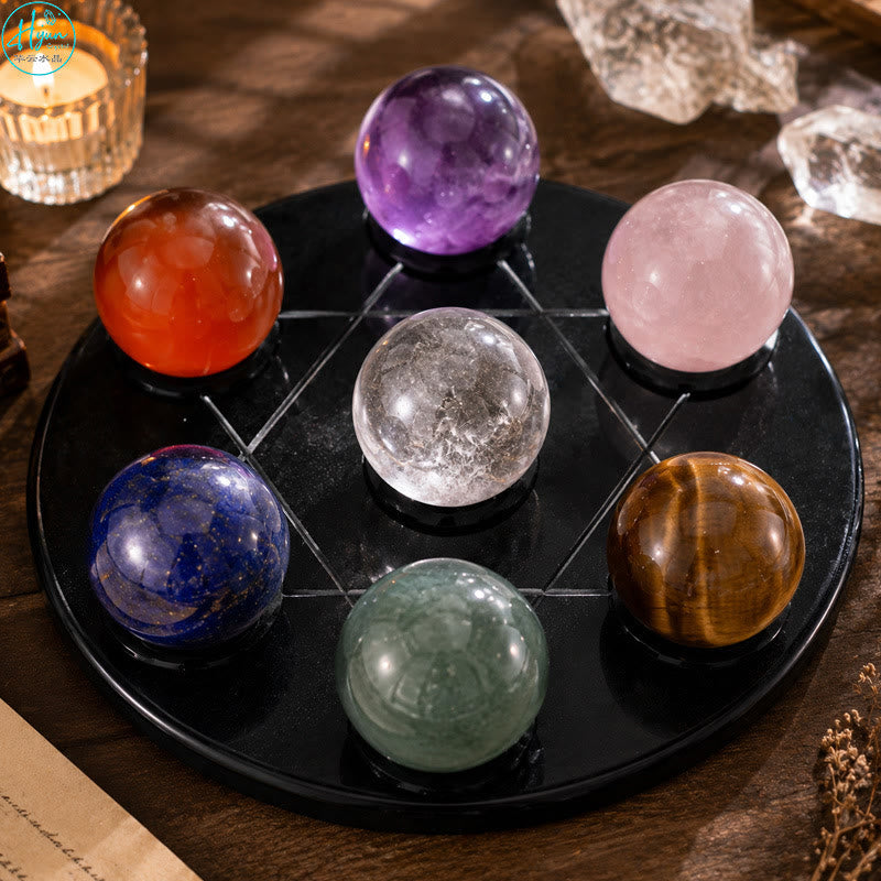 Olivenorma Engraved Star of David Natural Selenite Charging Plate - image 1