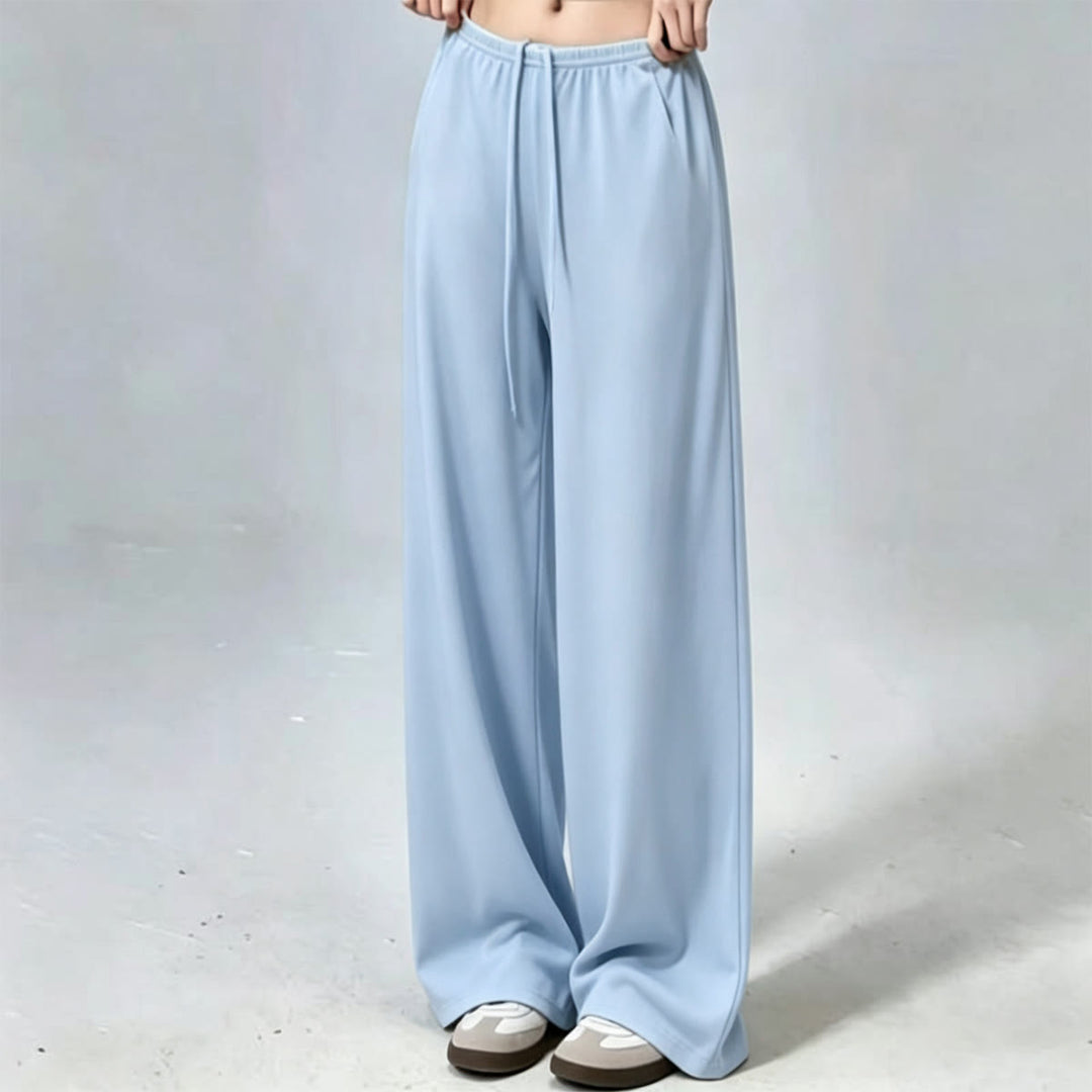 Olivenorma Wide Leg Pants 90% Nylon and 10% Spandex Women's Pants - Blue - XL - image 14